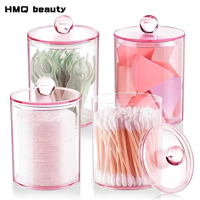 Beauty And Makeup Quotes - Transparent Cotton Swab Storage Box Portable