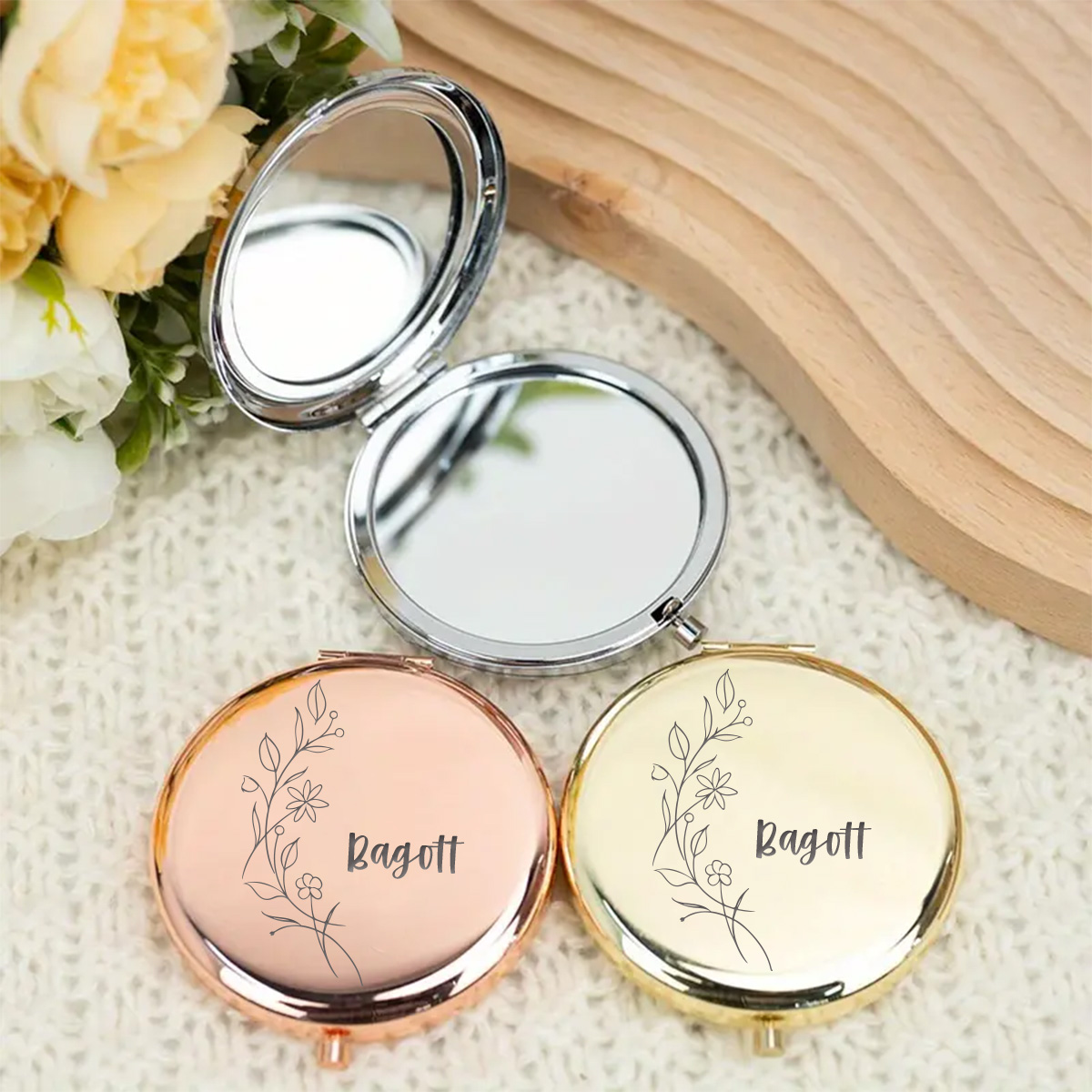 Beauty Makeup Names - 1pc Funny Beautiful flower Customized Name