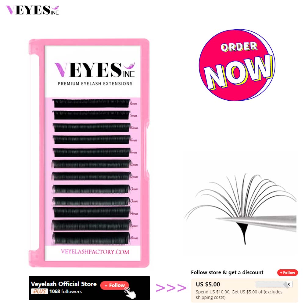 Beauty Flower Makeup - Veyes Inc Easy Fanning Eyelash Extensions