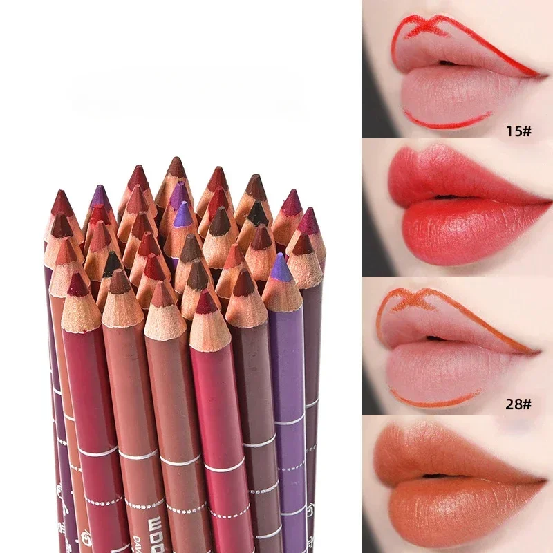 Beauty Flower Makeup - Colored Lip Liner Pencil Black Rose