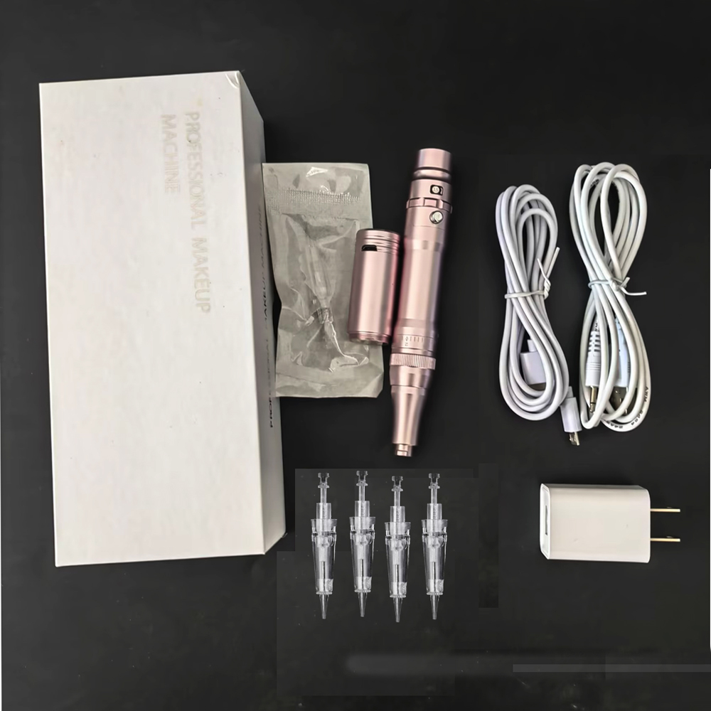Beauty Flower Makeup - Black/ Rose Gold Wireless Permanent Makeup