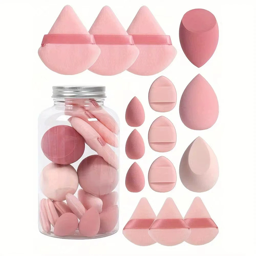 Beauty Makeup Egg - 12/15Pcs Makeup Sponge Cosmetic Puff Foundation