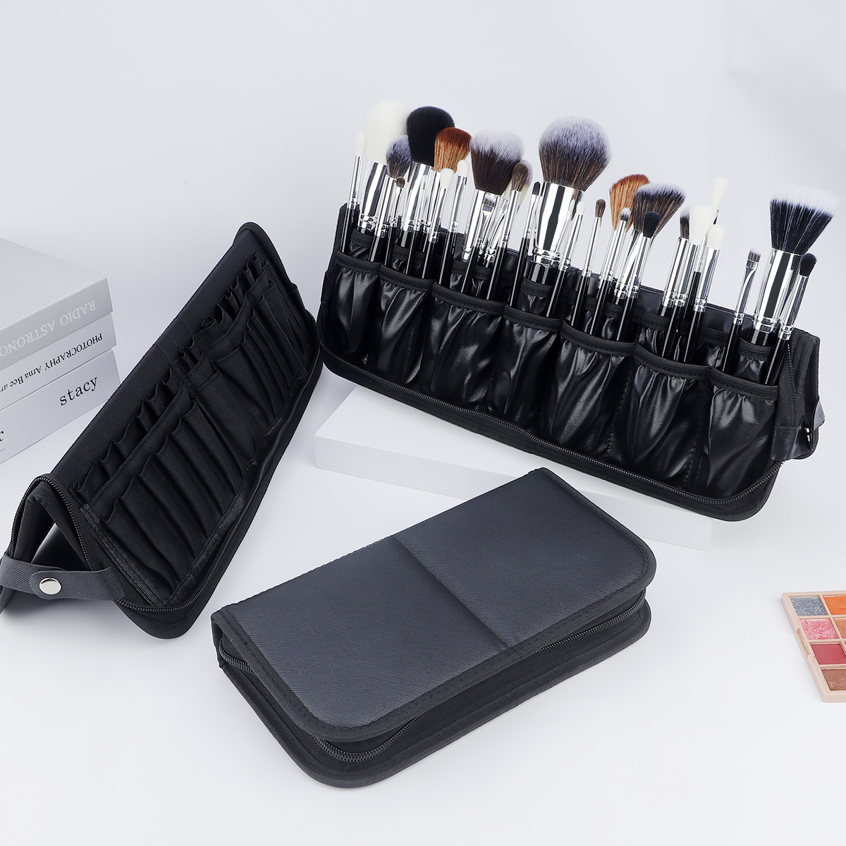 Large Black Foldable Makeup Ba - Beauty And Makeup Quotes ulasan dan harga