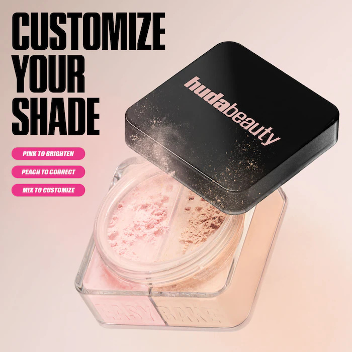 HudaBeauty Easy Bake Loose Pow - Huda Beauty Makeup Kit ulasan dan harga
