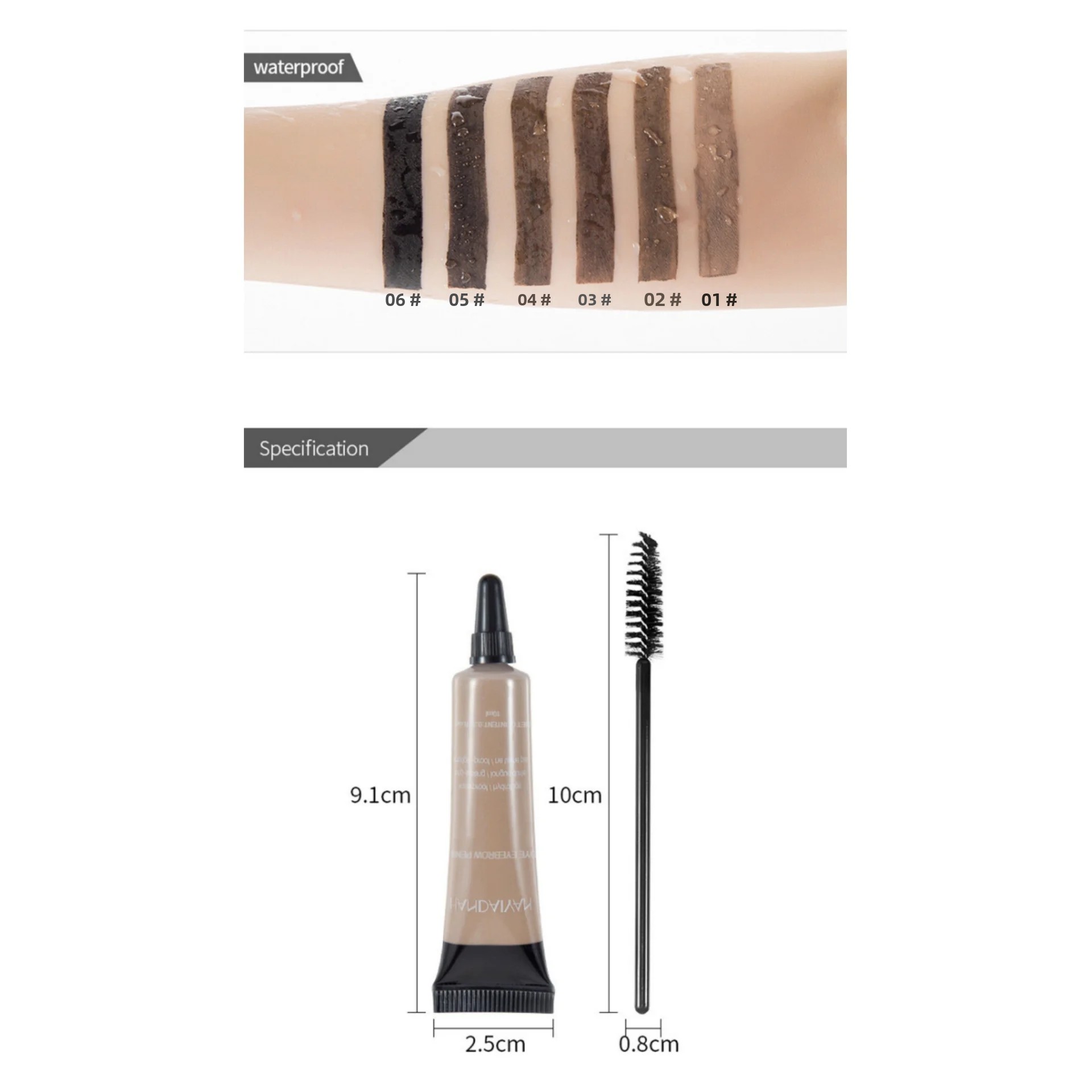 Natural Eyebrow Tint Gel Water - Bb Cream Tinted ulasan dan harga