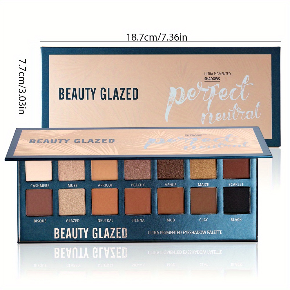 BEAUTY GLAZED 14 Colors Eyesha - Beauty Makeup Eyeshadow Palette ulasan dan harga