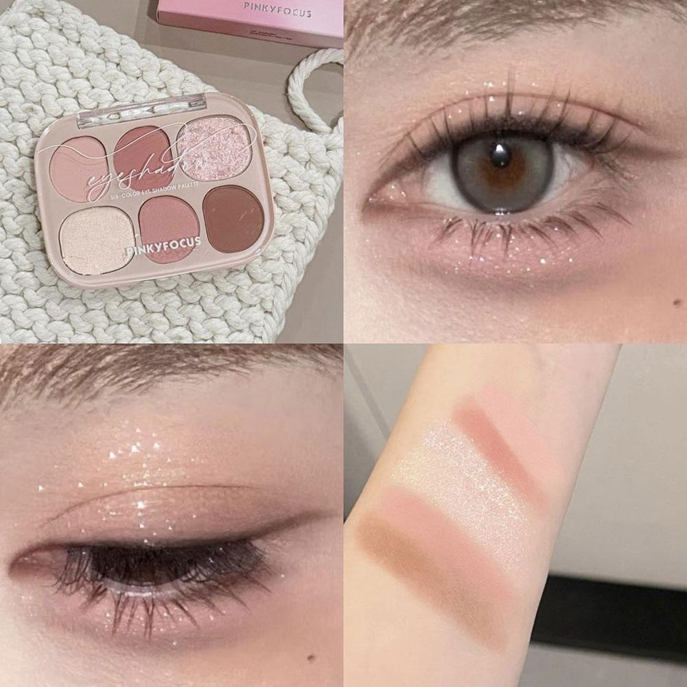 6 Colors Matte Eyeshadow Blush - Beauty Makeup Eyeshadow Palette ulasan dan harga