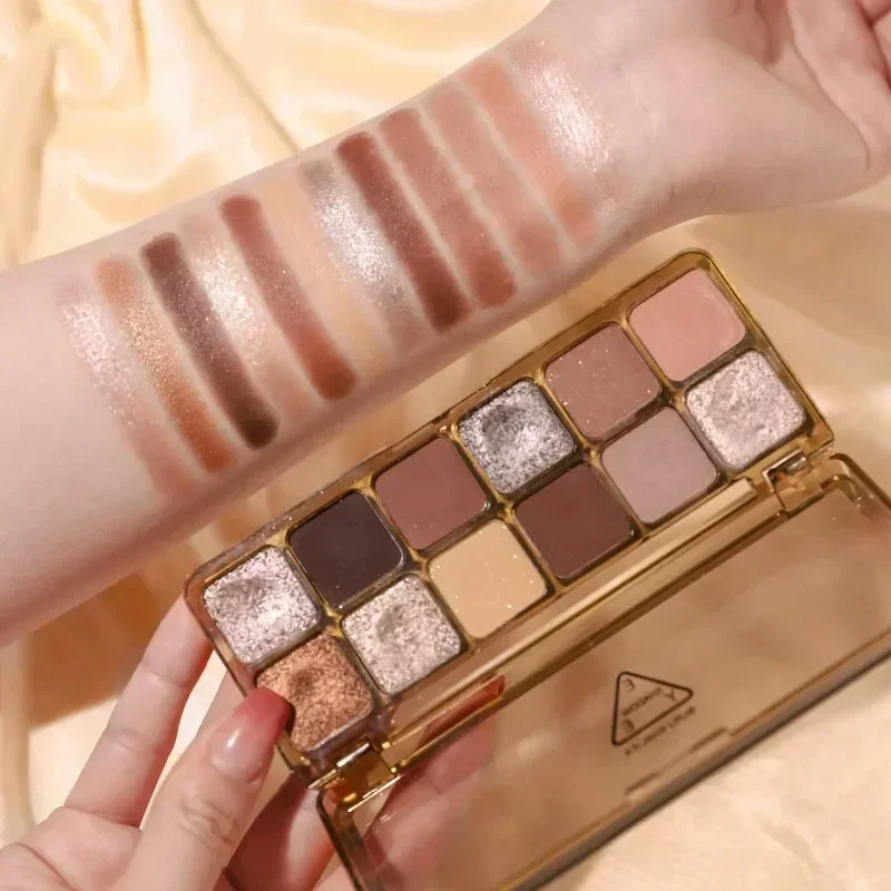 12 Colors Glitter Eye Shadow P - Beauty Makeup Eyeshadow Palette ulasan dan harga