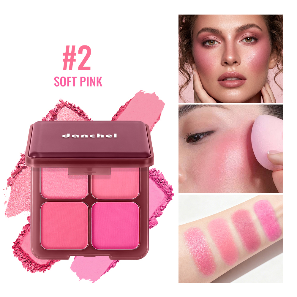 4 Color Matte Cream Blush High - Huda Beauty Makeup Kit ulasan dan harga