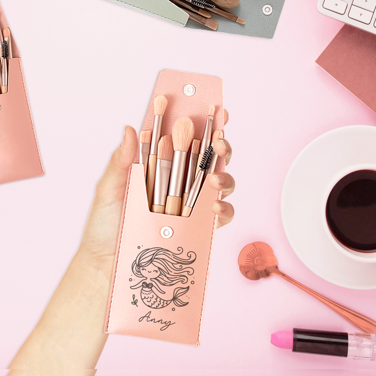 1pc Custom Name Makeup Brush,  - Beauty Makeup Names ulasan dan harga
