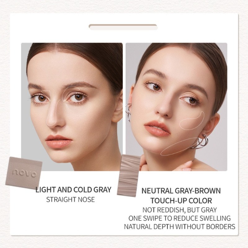 NOVO Three Color Makeup Disc M - Beauty Makeup Novo ulasan dan harga