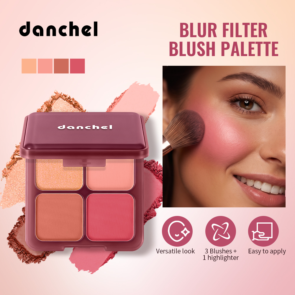 Blur Filter Blush Palette Crea - Huda Beauty Makeup Kit ulasan dan harga