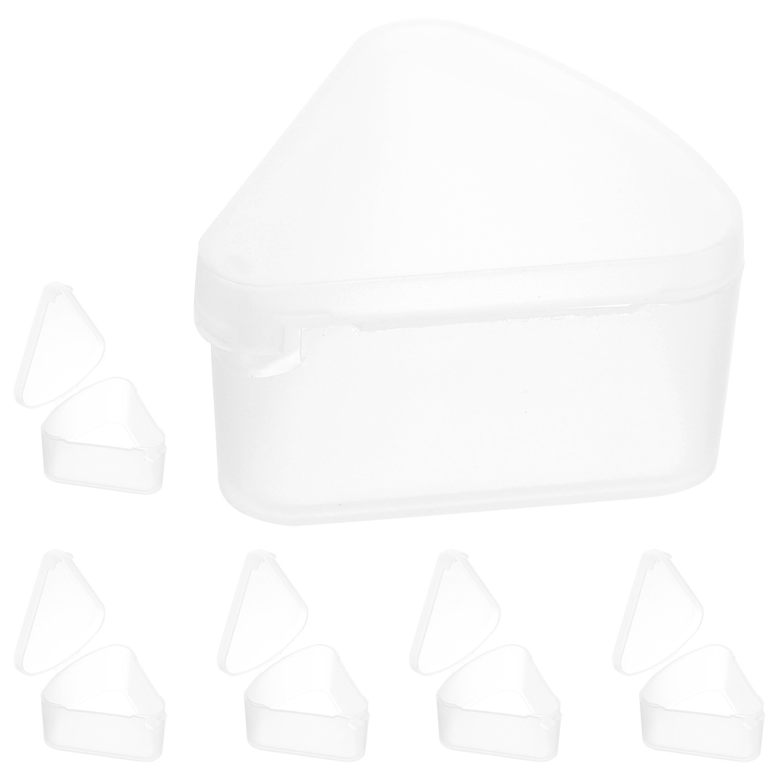6Pcs Triangle Powder Puff Case - Beauty Makeup Egg ulasan dan harga