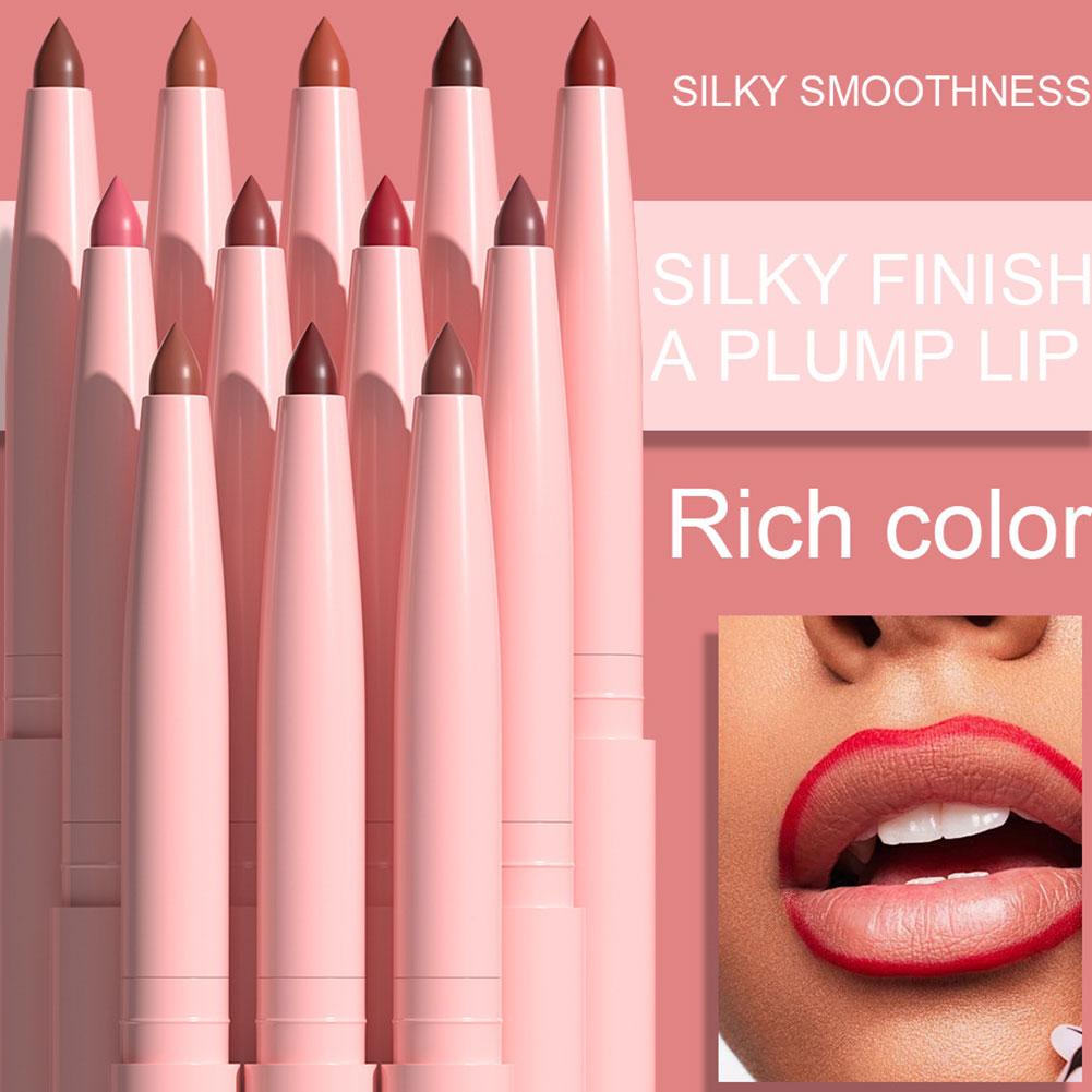 6Pcs Lipstick Lip Liner Pencil - Beauty Flower Makeup ulasan dan harga