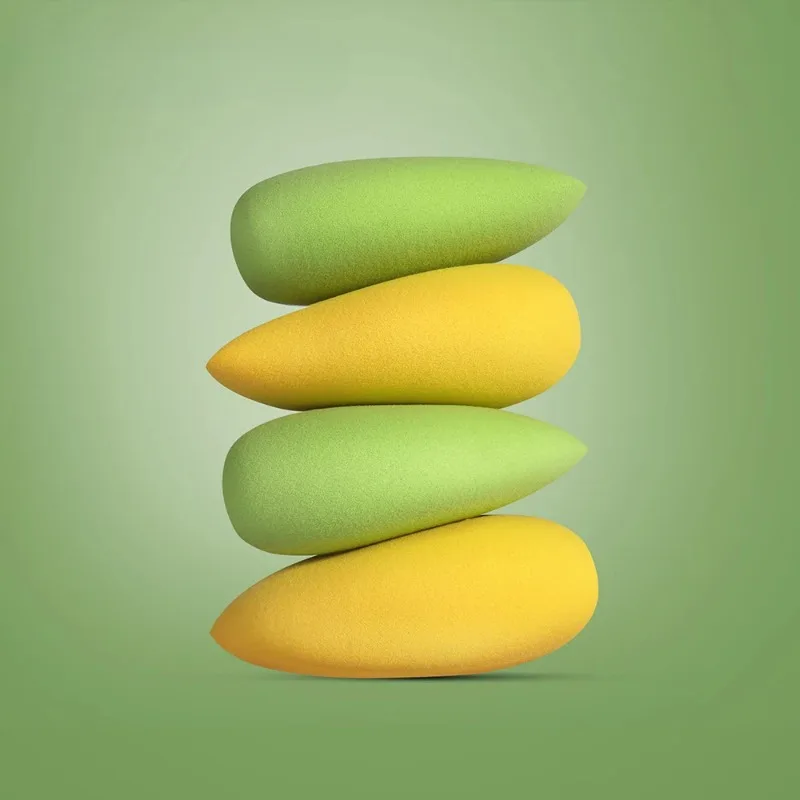1Pcs New Mango Shape Soft Make - Beauty Bay Makeup ulasan dan harga
