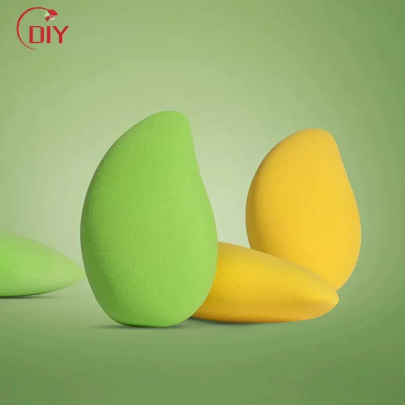 1Pcs New Mango Shape Soft Make - Beauty Bay Makeup ulasan dan harga