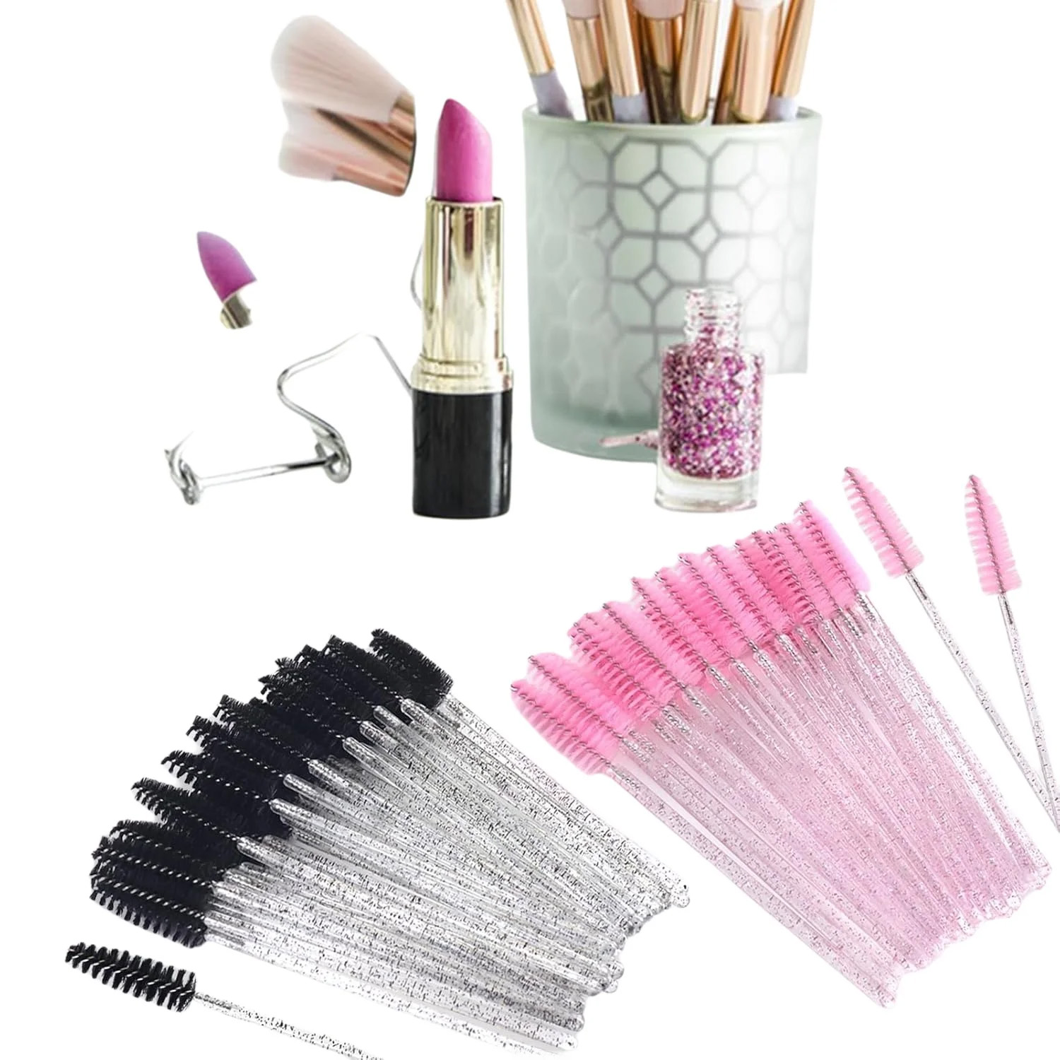 500pcs Eyelash Brushes Wands f - Beauty And Makeup Quotes ulasan dan harga