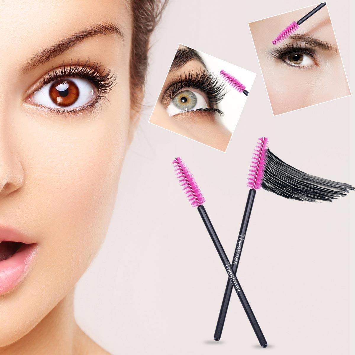 500pcs Eyelash Brushes Wands f - Beauty And Makeup Quotes ulasan dan harga