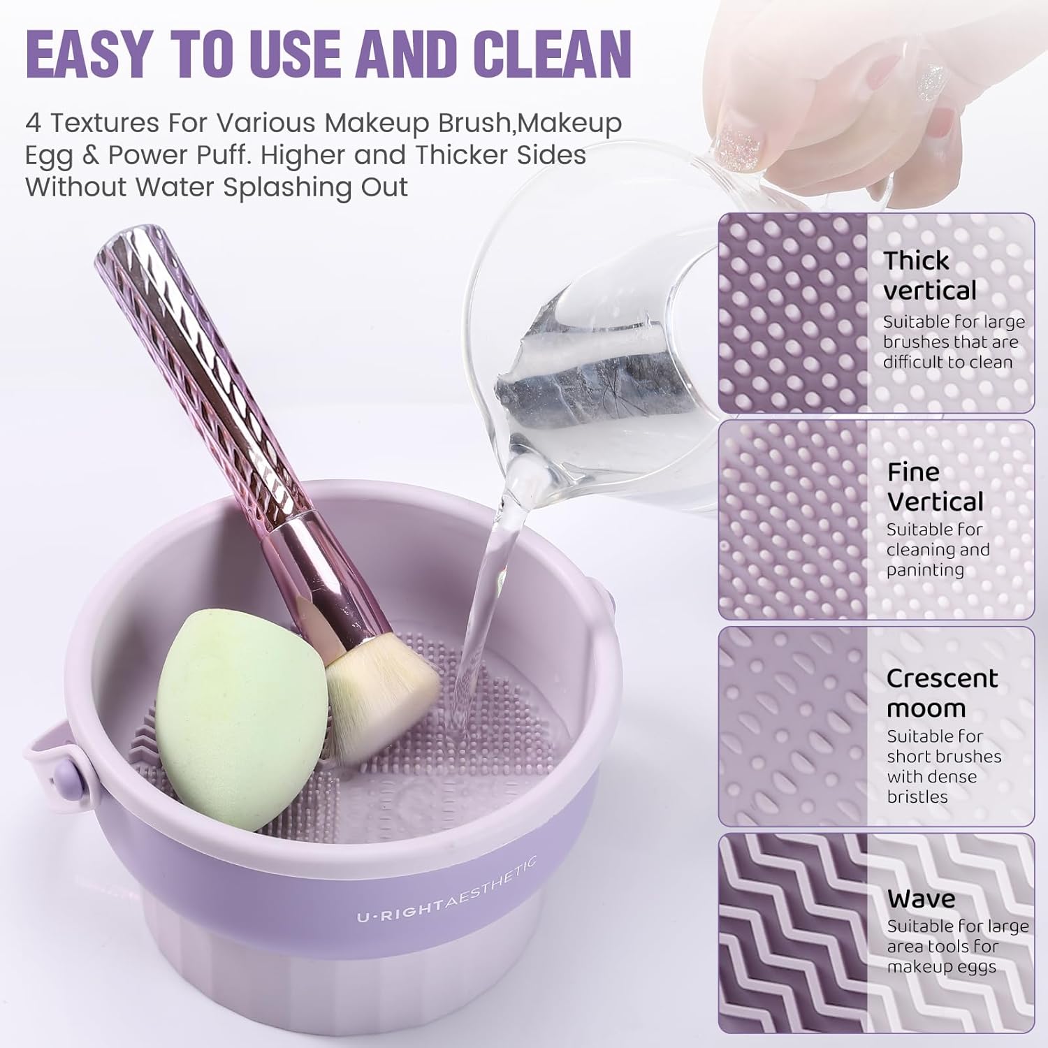 Makeup Brush Cleaning Bowl Bea - Beauty Makeup Egg ulasan dan harga