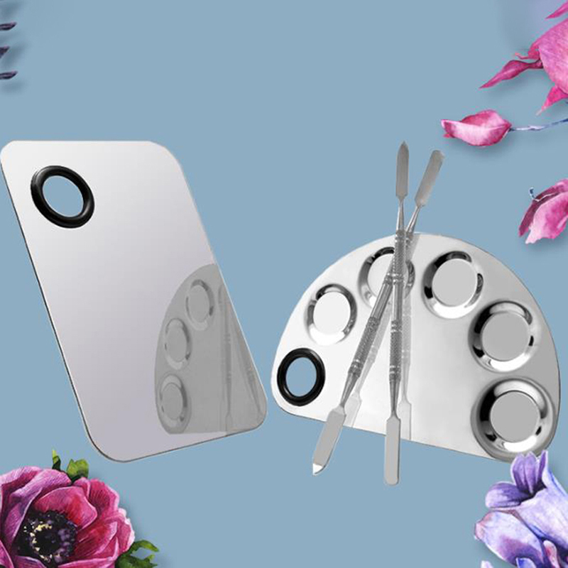 Stainless Steel Makeup Mixer N - Beauty Makeup Eyeshadow Palette ulasan dan harga