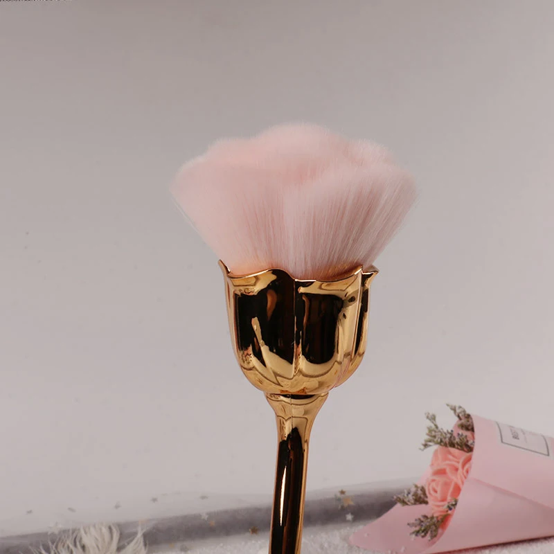 Rose Flower Shape Loose Powder - Beauty Flower Makeup ulasan dan harga