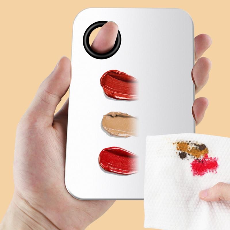 Stainless Steel Makeup Mixing  - Beauty Makeup Eyeshadow Palette ulasan dan harga