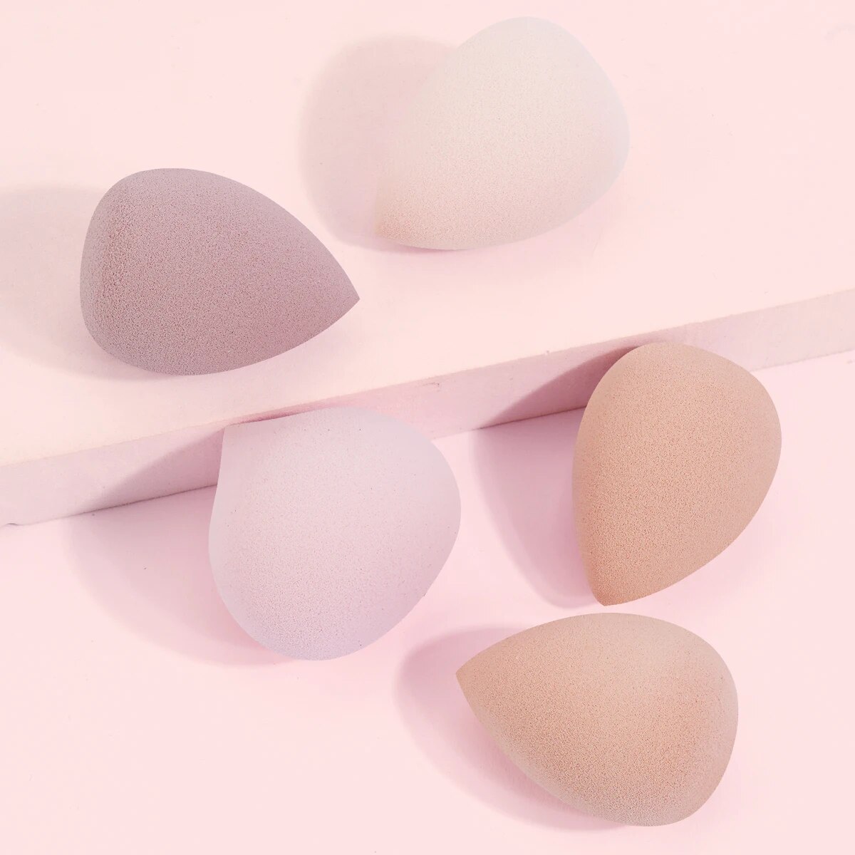 MAANGE 5PCS Makeup Sponge Blen - Beauty Bay Makeup ulasan dan harga