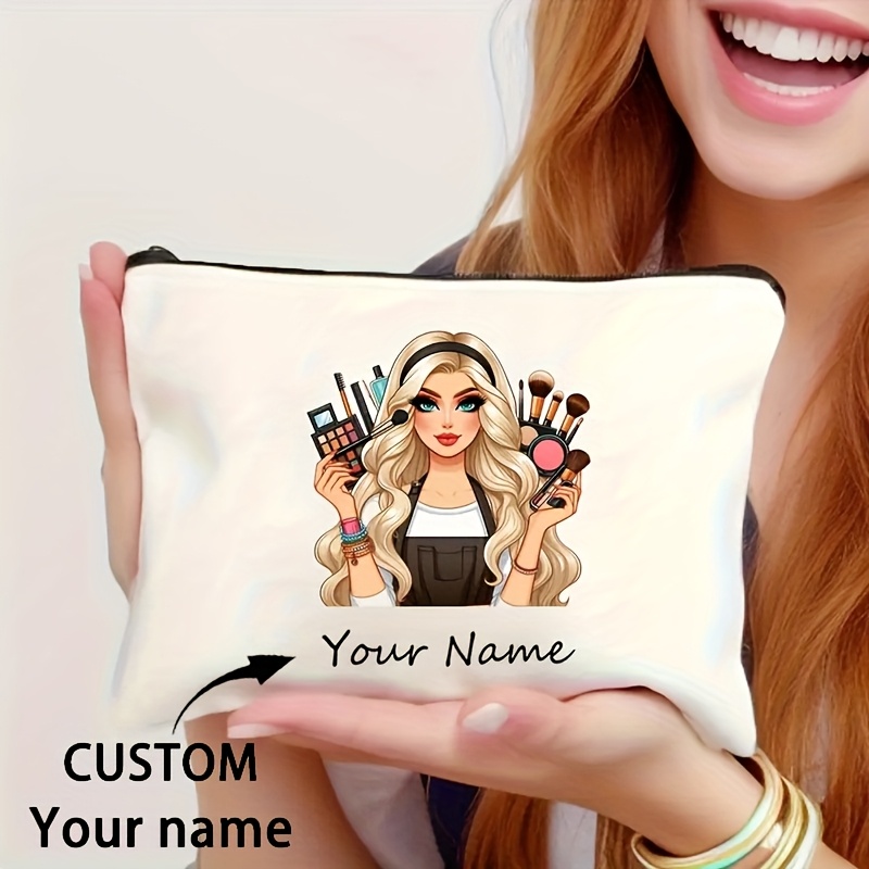 1-3pcs Custom Name Makeup Bag  - Beauty Makeup Names ulasan dan harga