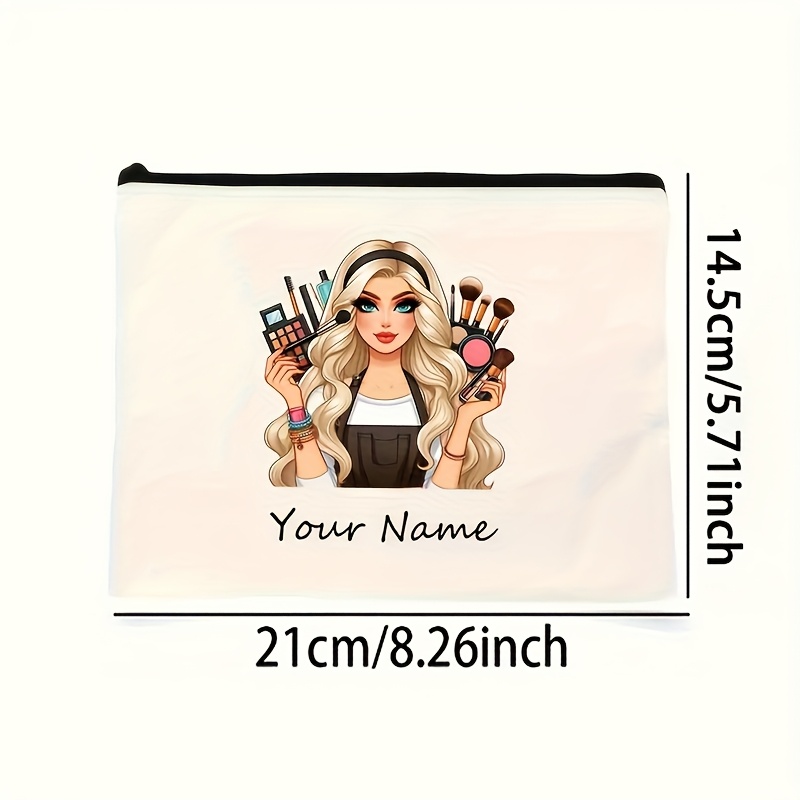 1-3pcs Custom Name Makeup Bag  - Beauty Makeup Names ulasan dan harga