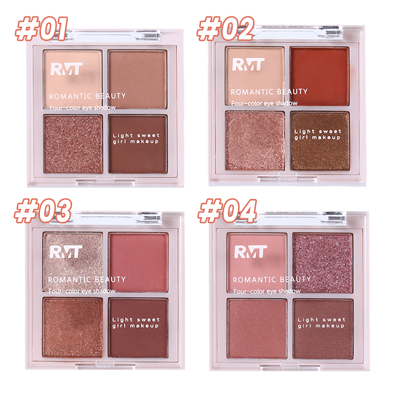 Romantic Beauty Four-Color Eye - Beauty Makeup Eyeshadow Palette ulasan dan harga