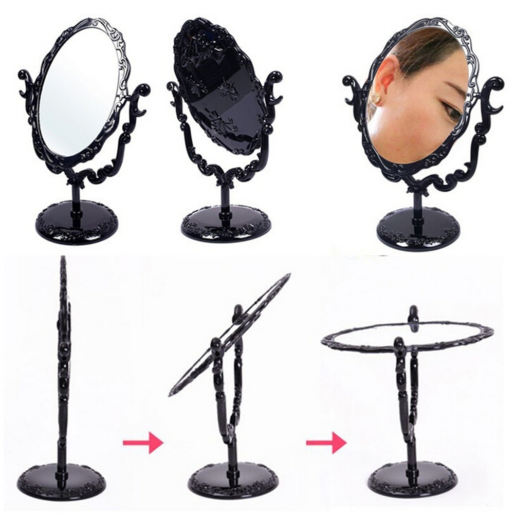 【1PC Makeup Mirror Girl Deskto - Beauty Flower Makeup ulasan dan harga