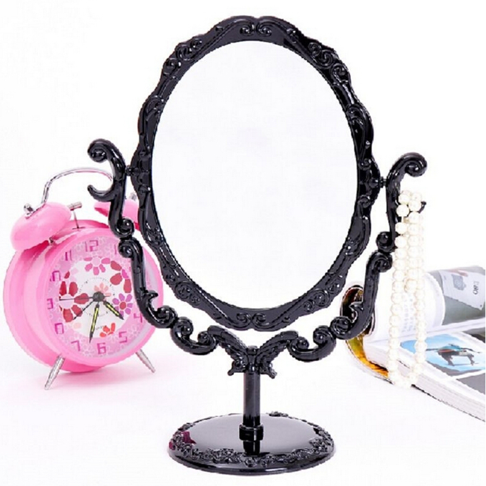 【1PC Makeup Mirror Girl Deskto - Beauty Flower Makeup ulasan dan harga