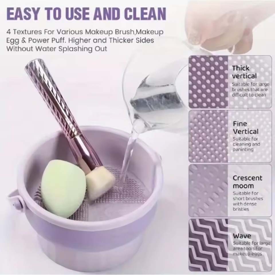 Makeup Brush Cleaning Bowl Bea - Beauty Makeup Egg ulasan dan harga