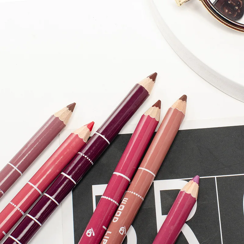 Colored Lip Liner Pencil Black - Beauty Flower Makeup ulasan dan harga
