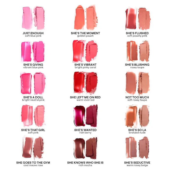 Brand Two-tone Natural Matte C - Huda Beauty Makeup Kit ulasan dan harga