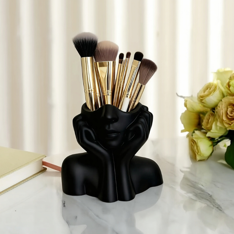 Face Shape Makeup Brush Holder - Beauty And Makeup Quotes ulasan dan harga