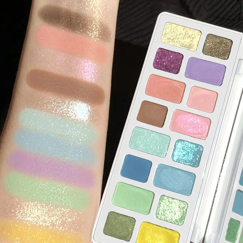 K'APEINE 16-Color Eyeshadow Pa - Beauty Makeup Eyeshadow Palette ulasan dan harga