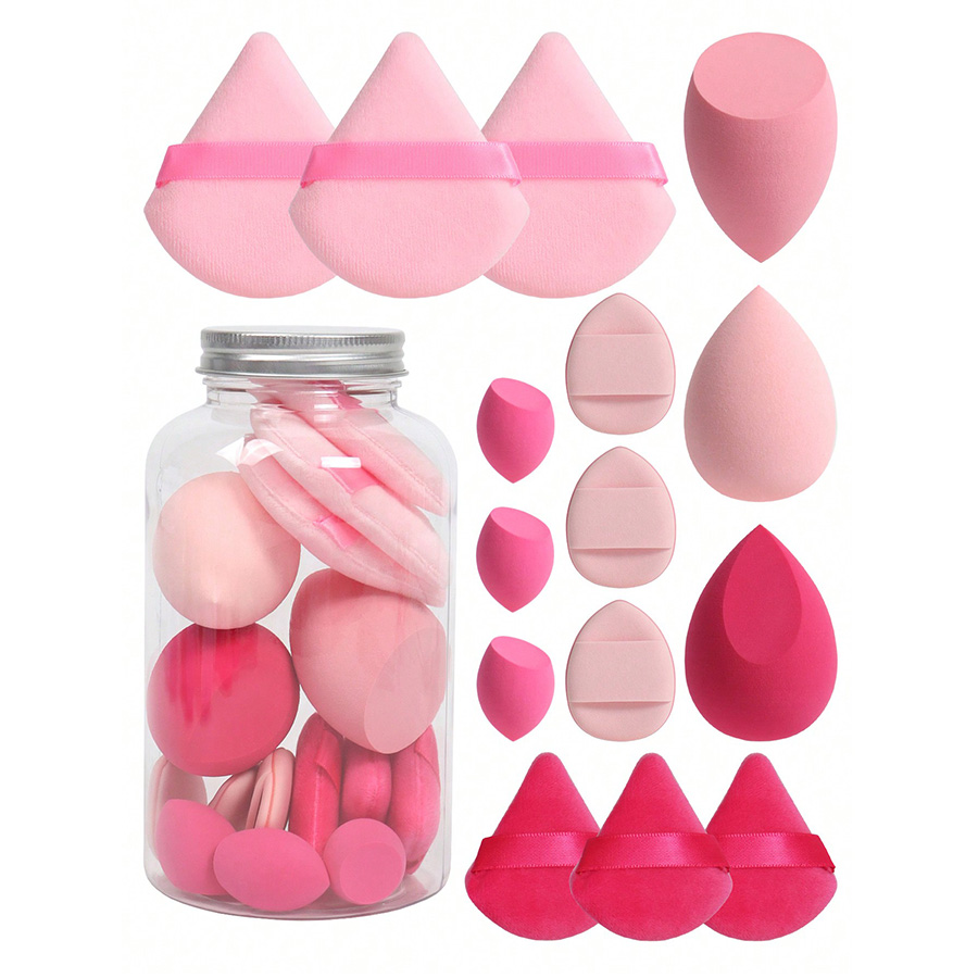 Set of 15 makeup sponges with  - Beauty Bay Makeup ulasan dan harga