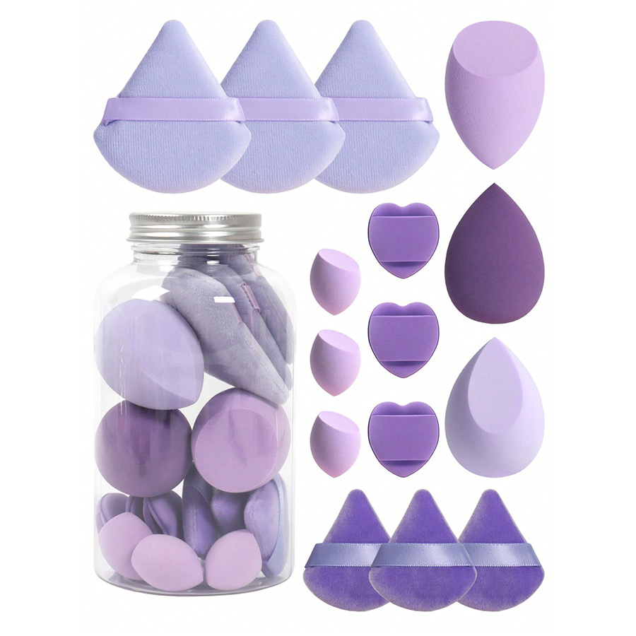 Set of 15 makeup sponges with  - Beauty Bay Makeup ulasan dan harga